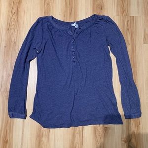 Blue Long Sleeve Old Navy Top